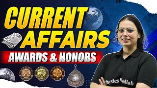 Awards and Honors | Current Affairs | All Nursing Exams | RRB Staff Nurse 2024 | AIIMS Norcet 7