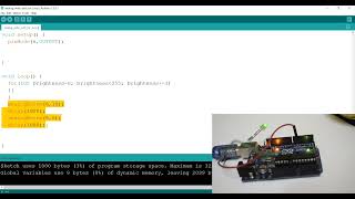 writing analog data in Arduino  | Arduino for loop example |  Arduino  For loop increment | Hindi