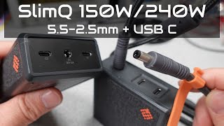 SlimQ Laptop Power Adapters 150 and 240 Watts Reviewed and Tested