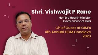 Goa's Health Minister Applauds GIM's PGDM-Healthcare Management Programme at 4th Annual HCM Conclave