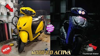 MODIFIED HONDA ACTIVA // TOP KILLER MODIFIED 🔥 // MOTO VARIETY