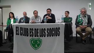 Presentación de la lista "De Corazón Verde"