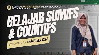 (#4) Belajar SUMIFS dan COUNTIFS - Peringkasan Data Elemen Analisis Data Kelas 8 Kurikulum Merdeka