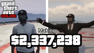 Grinding up to $2.3 mil in gta online