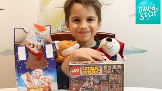 Очередной подарок под елкой,Лиса Киндер Лего Звездные Войны Star Wars lego Kinder Fox toy openning