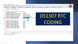 003 DS1307 RTC code implementation