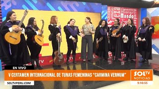 Delegación chilena participa en el V Certamen Internacional de Tunas Femeninas "Carmina Vernum"