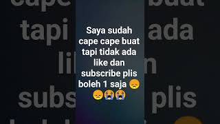 bantu subscribe dan like 😭😭😞😞