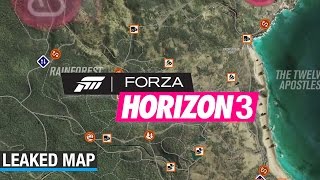 Forza Horizon 3 - Leaked Map