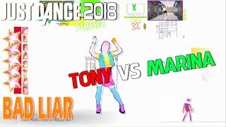 🌟 Just Dance 2018 Challenge: Bad Liar - Selena Gomez | Marina vs Tony 🌟