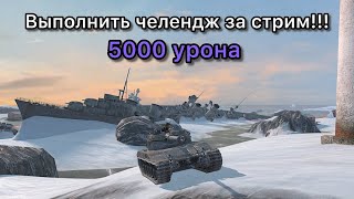 Челендж на 5000 урона | Tanks blitz 🔥