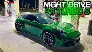 Porsche 911 Turbo S Drive At 2AM