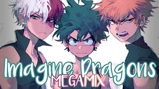 Nightcore ↪ Imagine Dragons MEGAMIX {Switching Vocals}