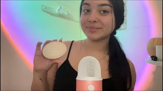 ASMR soap tapping and scratching🧼