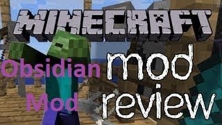 Mod Review : Obsidian Mod - Minecraft 1.4.7 [HD/German/Deutsch]