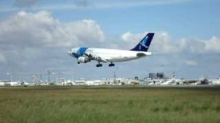 A313 SATA CS-TKN landing from PXO (Porto Santo-Madeira Island-Portugal)