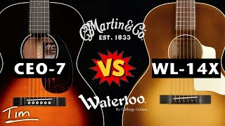 Waterloo WL14X vs Martin CEO7 Guitar Demo