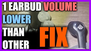 How To FIX BLUETOOTH EARBUDS / EARPHONE VOLUME Lower In One Ear Than In The Other