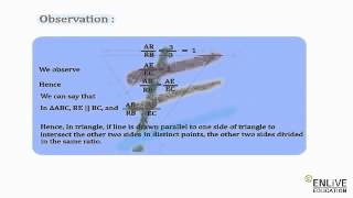 Basic Proportionality Theorem