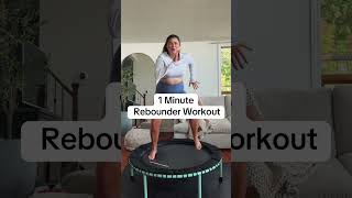 1 Minute Rebounder Workout! Get that body moving today 🎉💗 #seeonig #rebounderreview