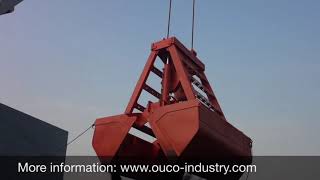 Lifting Bulk Crane Grab Bucket 2 Peels Clamshell Mechanical