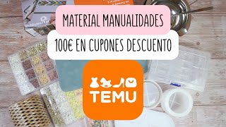 Unboxing TEMU: material de manualidades + 100€ en cupones descuento