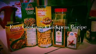 Easy Chole // white Chane // Chickpeas Recipe || Eat with Naan // Roti // Rice