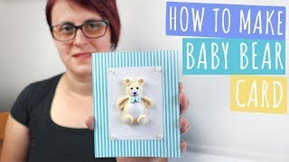 How to make Baby Bear Card | #shorts