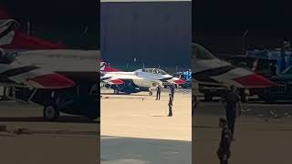 Behind the scenes Cleveland Air show practice runs.  Thunderbirds and F15