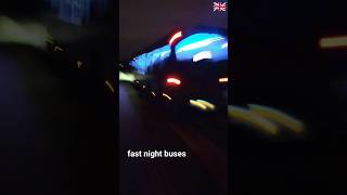 The Busway at night 🇬🇧 Luton UK