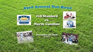 2016 Sun Bowl (Stanford v North Carolina) One Hour