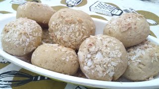 Coconut wheat cookies