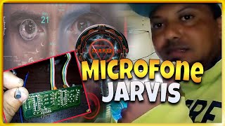 Microfone de eletreto caseiro para usar no JARVIS Automação Residencial e uso geral.