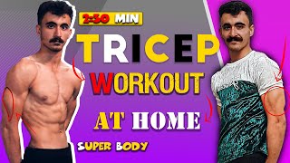 tricep workout at home in 2:30 min