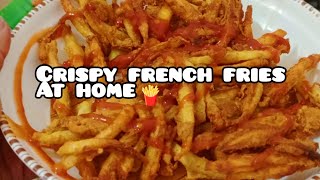 Street style french fries at home recipe | How to make crispy fries at home