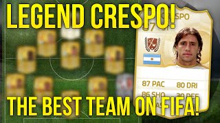 LEGEND CRESPO! THE BEST TEAM ON FIFA !!! 2 MILLION COIN SQUAD BUILDER! FIFA 15