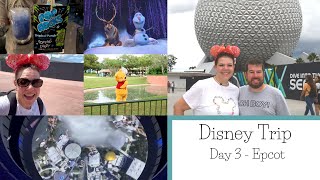 Disney Trip Day 3 - Epcot Day - Lunch at Space 220, the new Club Cool, and exploring World Showcase