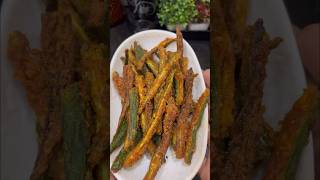 Bhindi kurkure | Lady’s finger fry | வெண்டைக்காய் ஃப்ரை #youtubeshorts #foodie #sidedish