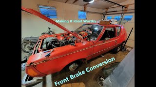 Can I Make My Own Disc Brake Conversion Bracket? 1976 AMC Gremlin