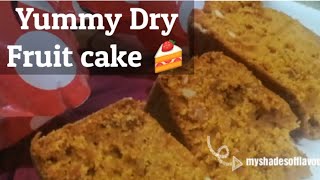 Dry Fruit cake Recipe in tamil  / Christmas new year special 🍰/No oven /