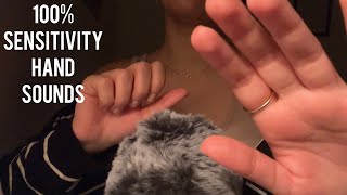 asmr | hand sounds at a 100% sensitivity 🤍