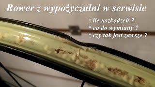 Rower z wypożyczalni trafia na serwis. Załamka .....