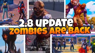 ZOMBIES ARE BACK🔥 | BGMI 2.8 UPDATE