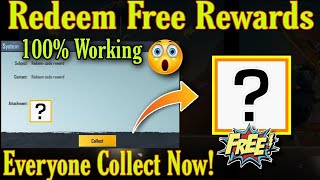 Redeem Free Rewards in PUBG Mobile New Trick | Get Free Permanent Rewards PUBG Working Redeem Code