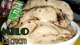 How to make / MILO ICE CREAM  W/CREAM-0 / Filipino dessert