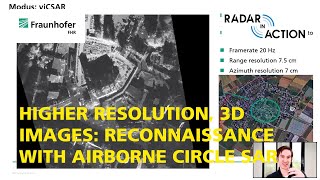 »Radar in Action« Higher resolution, 3D images: Reconnaissance with airborne circle SAR