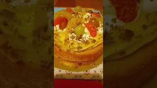 2 cakes fruit's cake and cherry cake #yummy #asmr #shorts