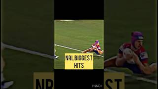 The NRL is the home of the biggest hits in rugby #rugby #nrl #rugbyleague #bighit #shorts