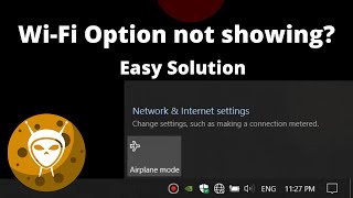 Wifi Option not Showing in Windows 10 | PC not showing Wifi Option in Windows 10 | Easy Solution