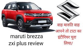 maruti brezza zxi plus review